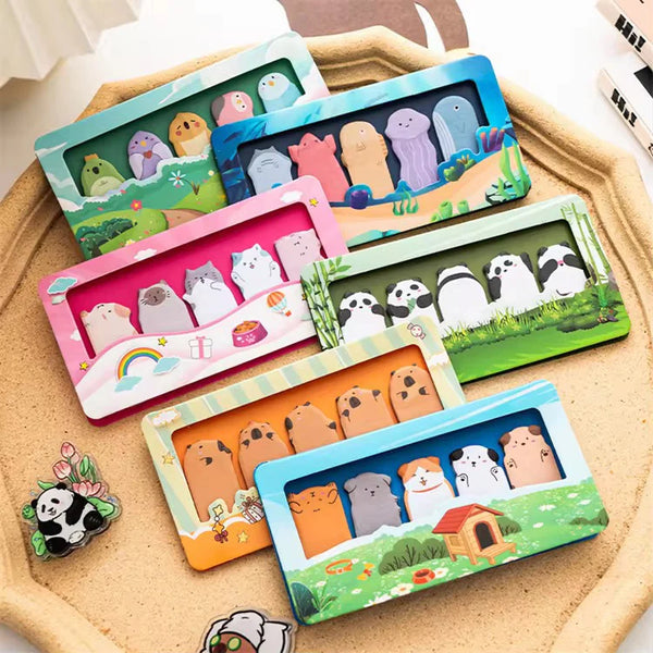 Animal Tabs Sticky Notes (6 pcs)