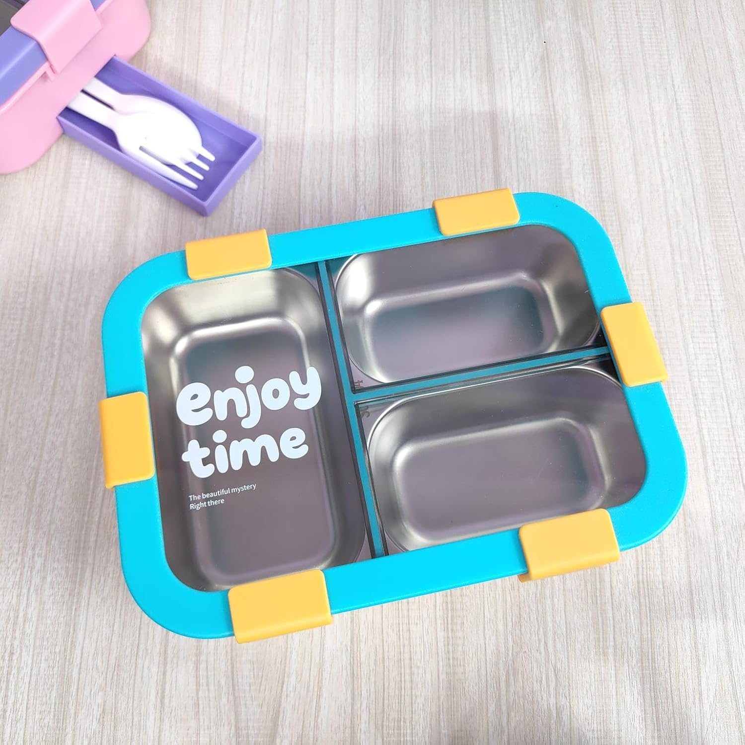 Enjoy Time Steel Lunch Box