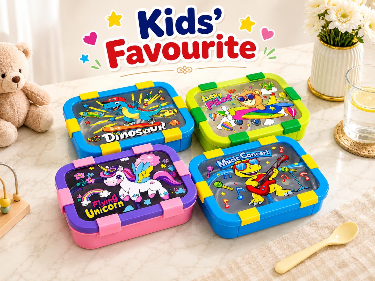 Cartoon Lunch Box