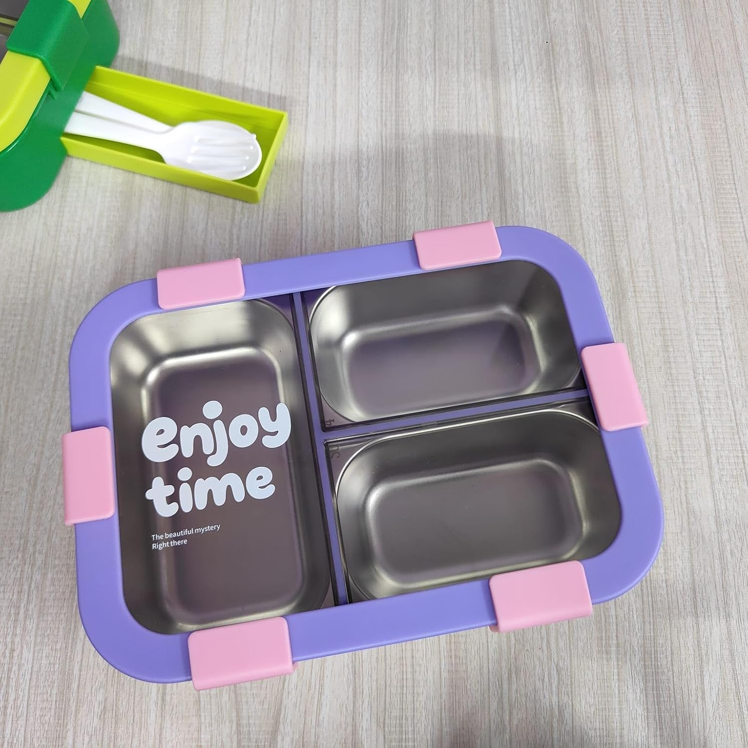 Enjoy Time Steel Lunch Box