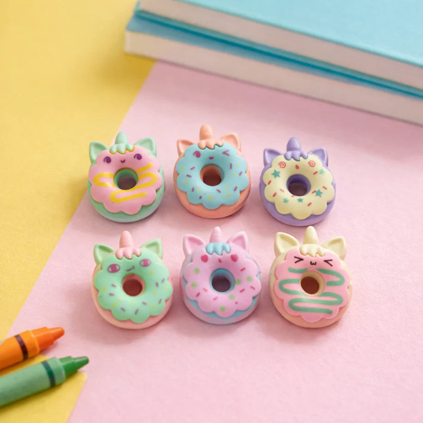 Donut Eraser Set