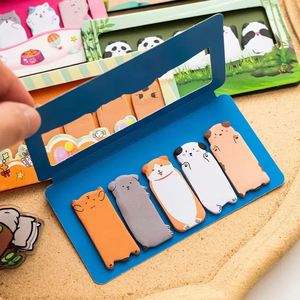 Animal Tabs Sticky Notes (6 pcs)