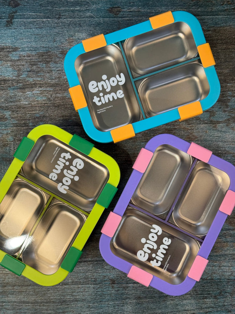 Enjoy Time Steel Lunch Box