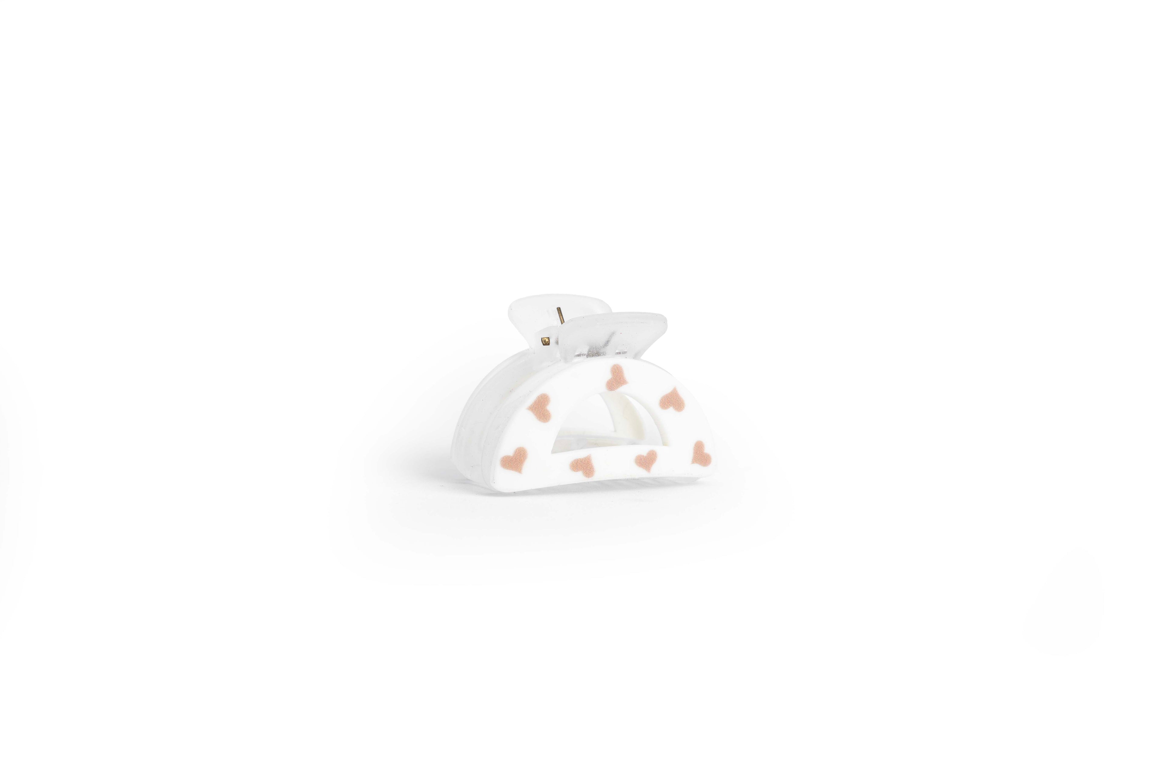 Heart Dot Hair Claw - Small