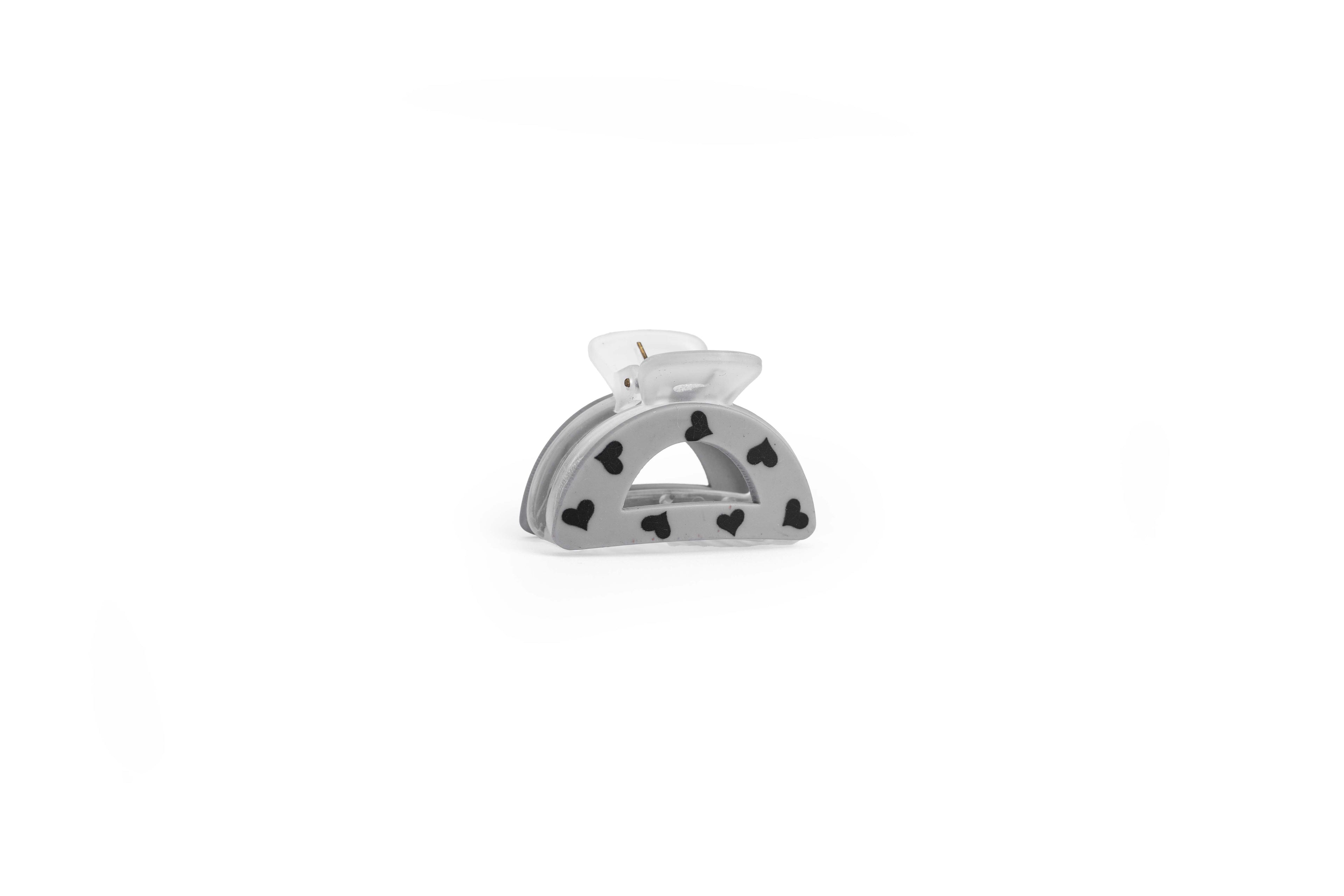 Heart Dot Hair Claw - Small