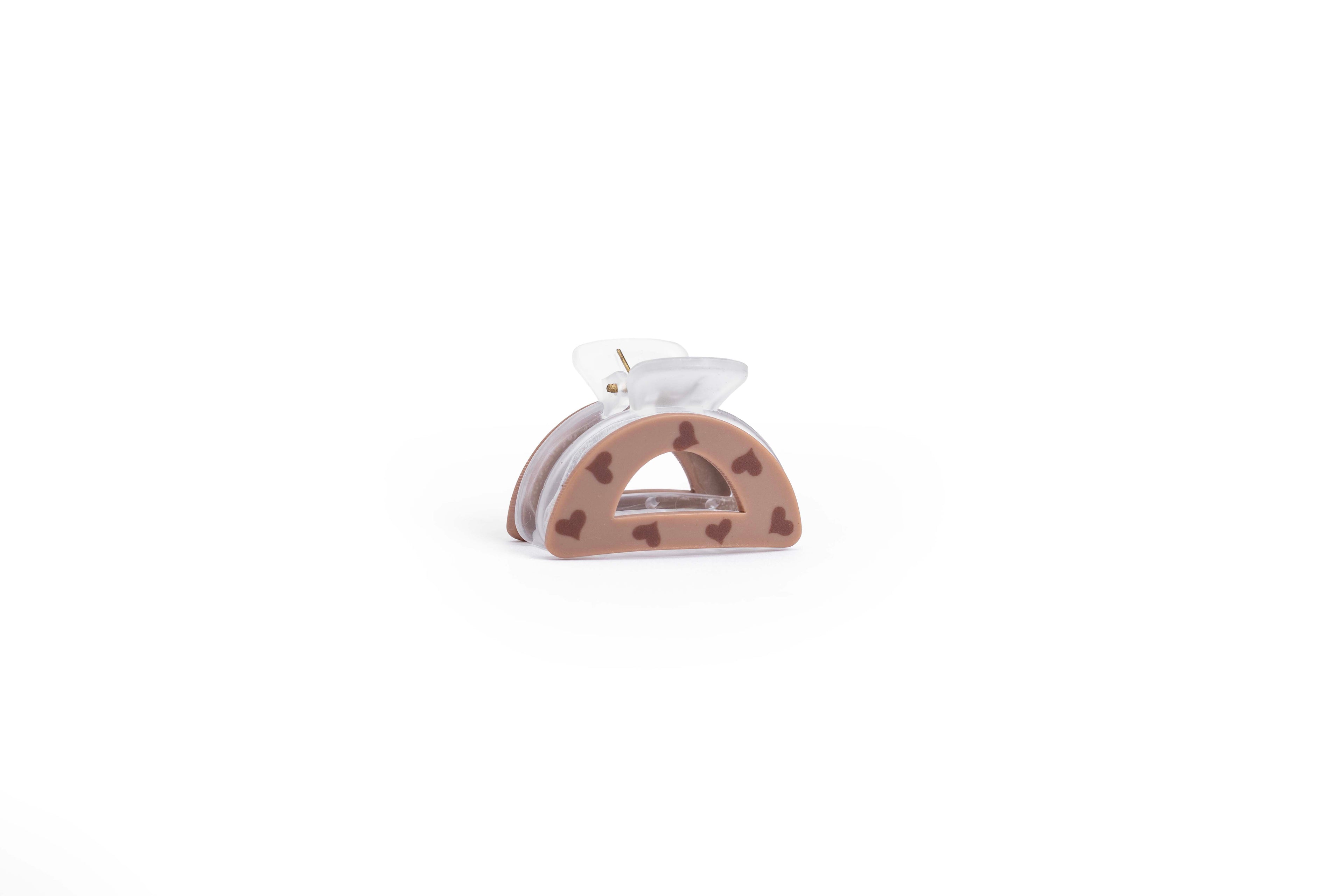 Heart Dot Hair Claw - Small