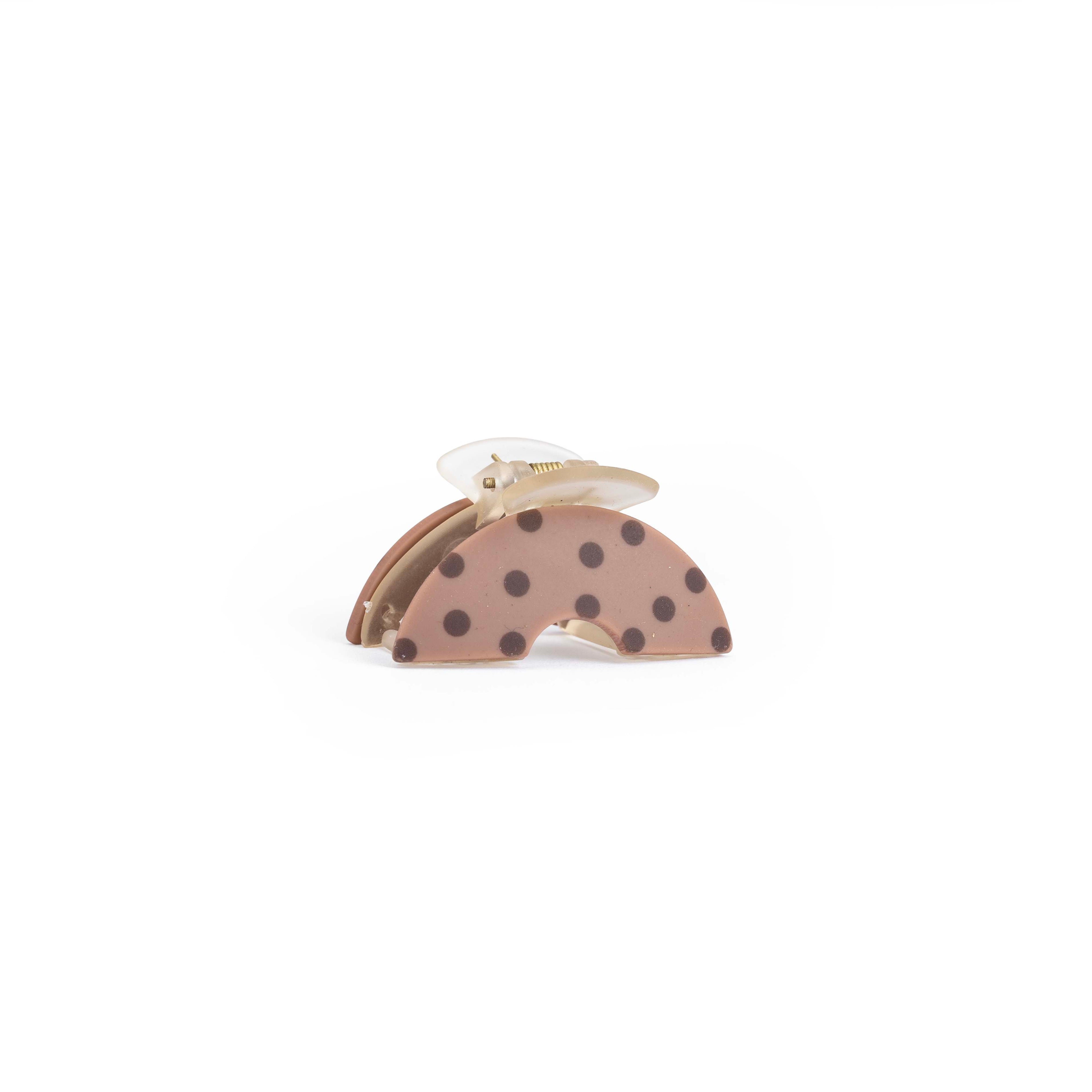 Polka Dot Hair Claw - Small