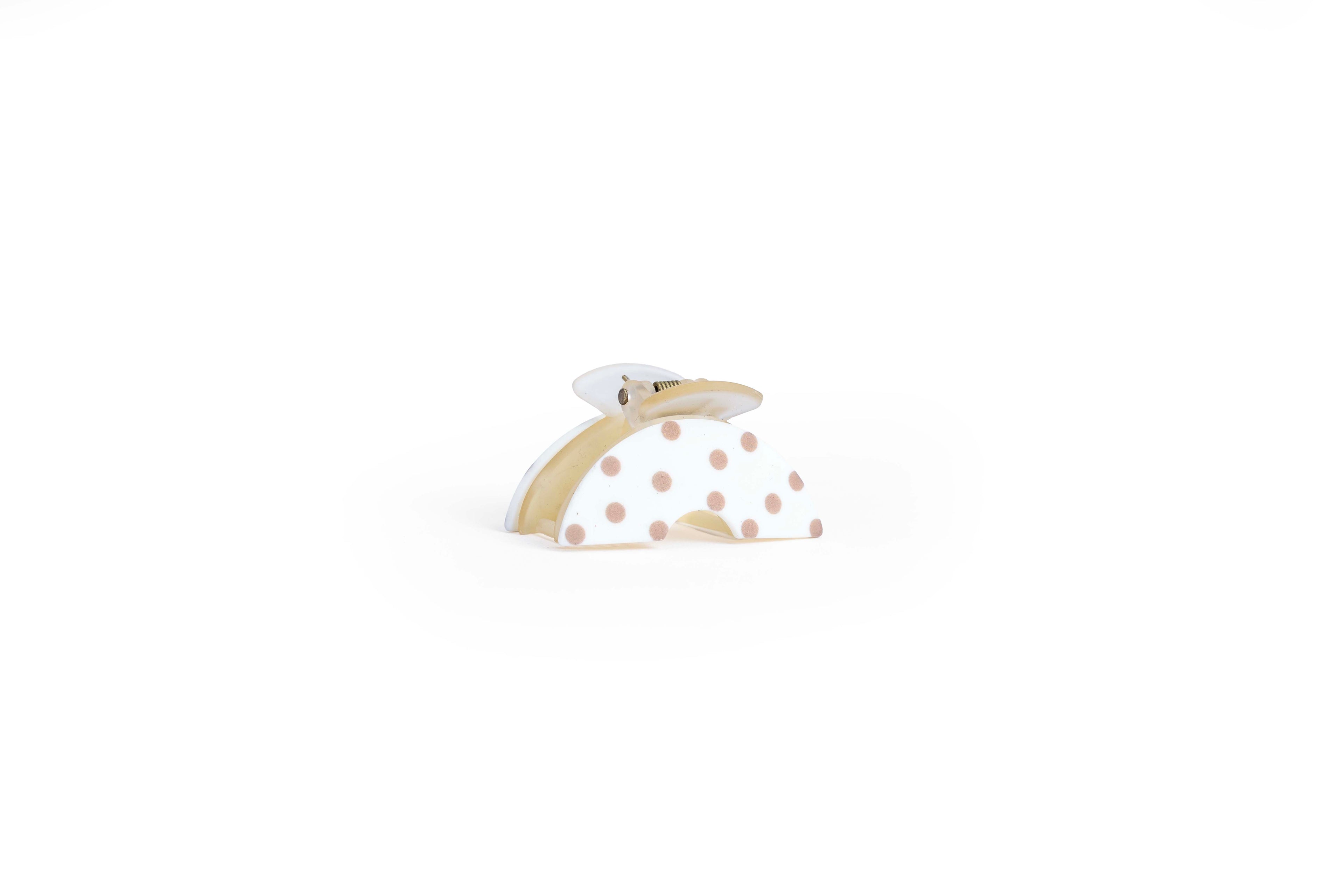 Polka Dot Hair Claw - Small