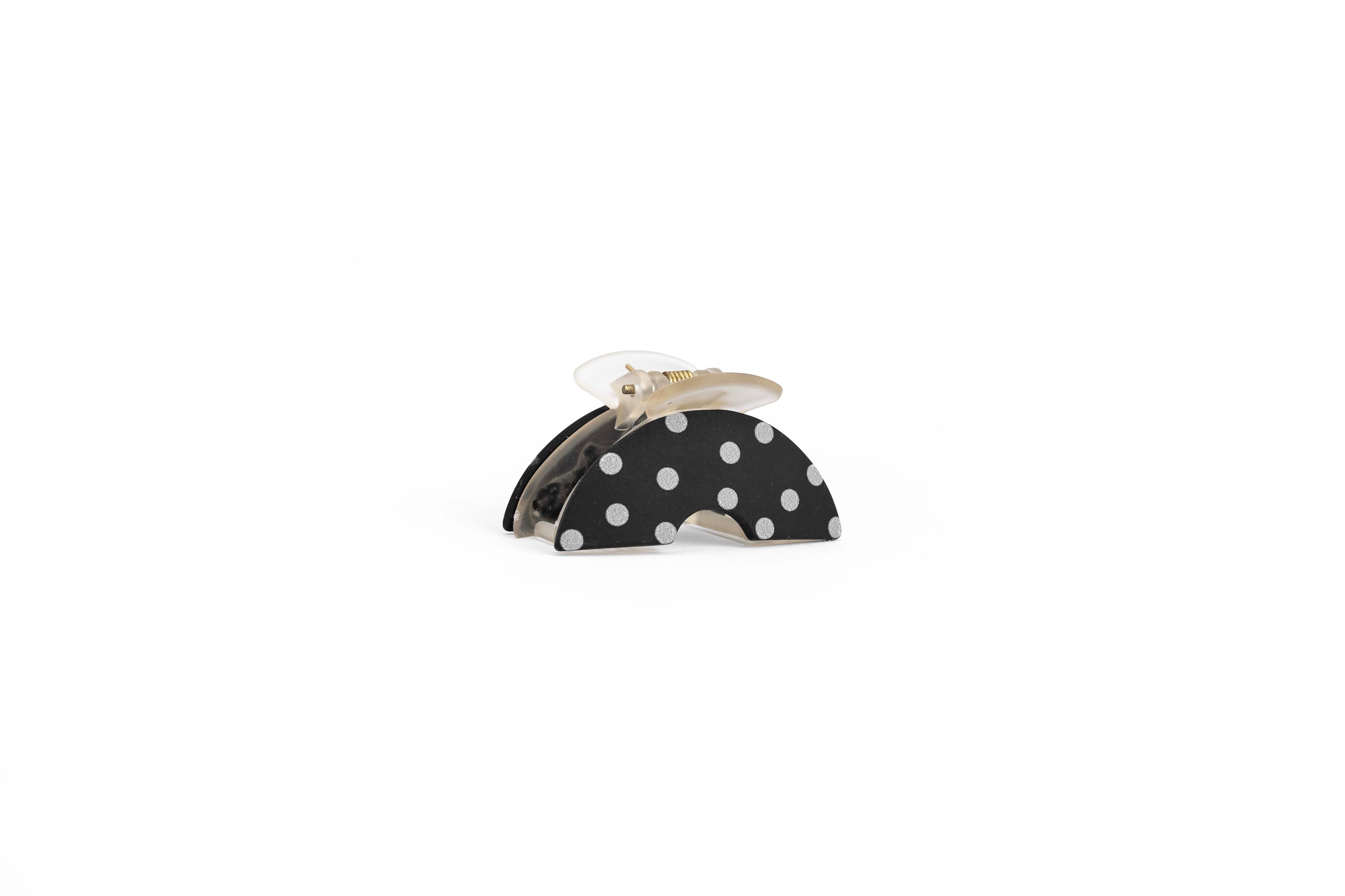 Polka Dot Hair Claw - Small