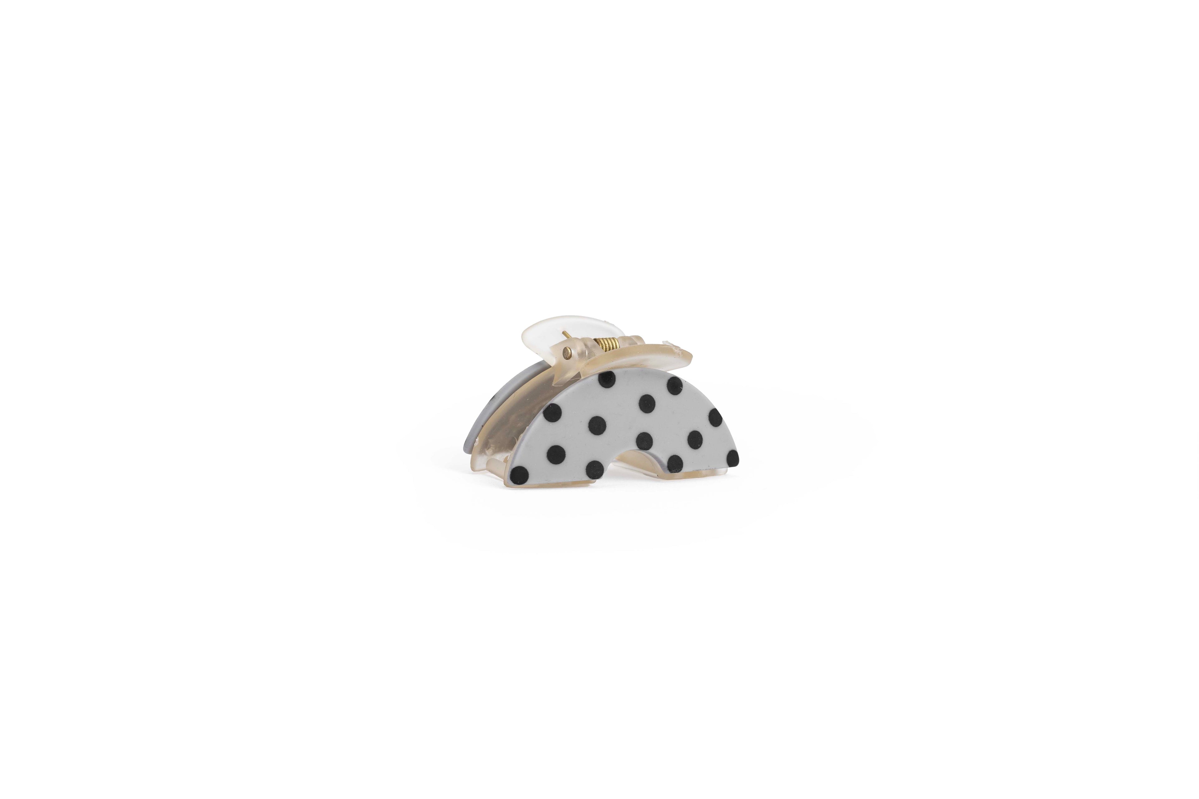 Polka Dot Hair Claw - Small