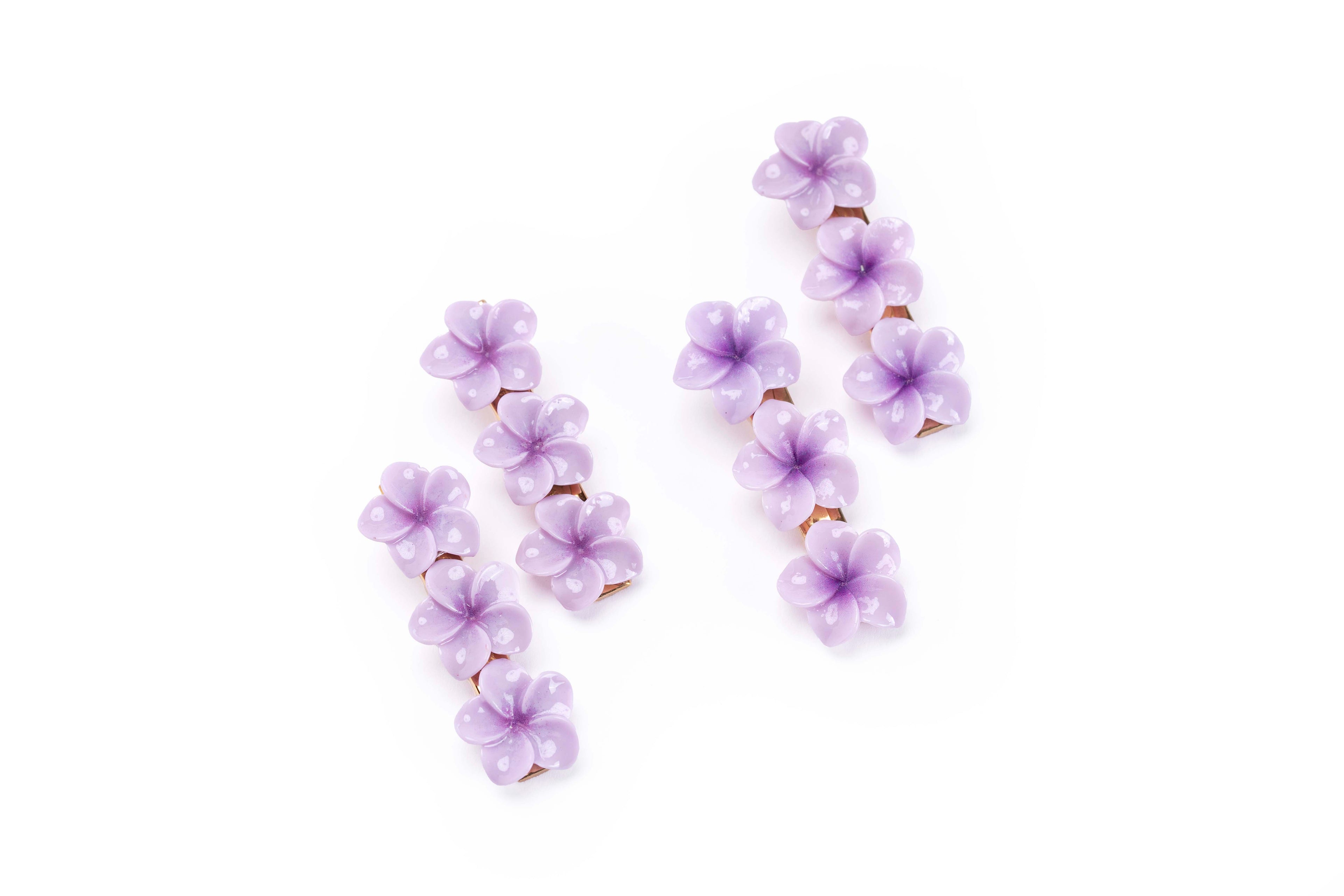 Floral Snap Clips