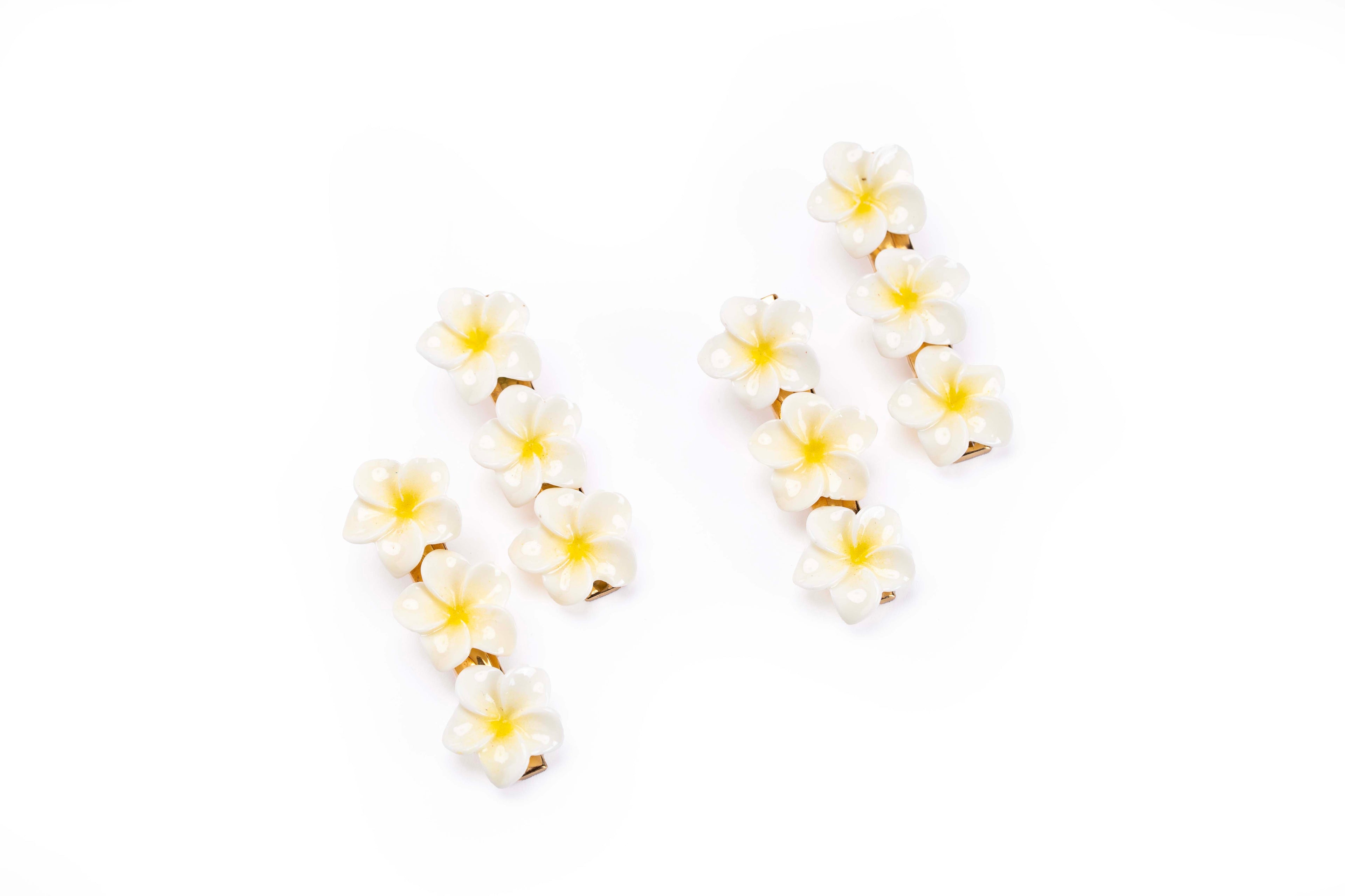 Floral Snap Clips