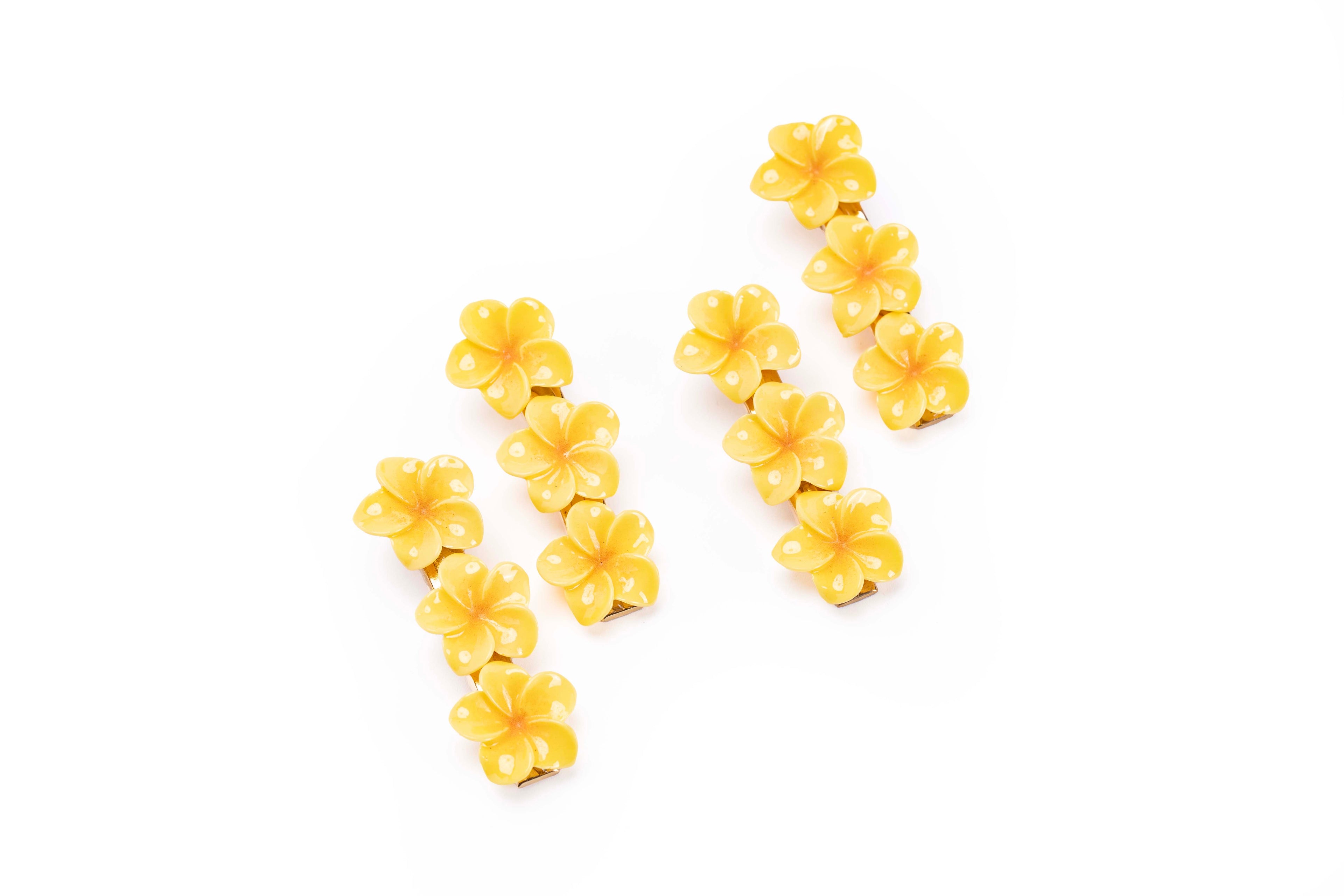 Floral Snap Clips
