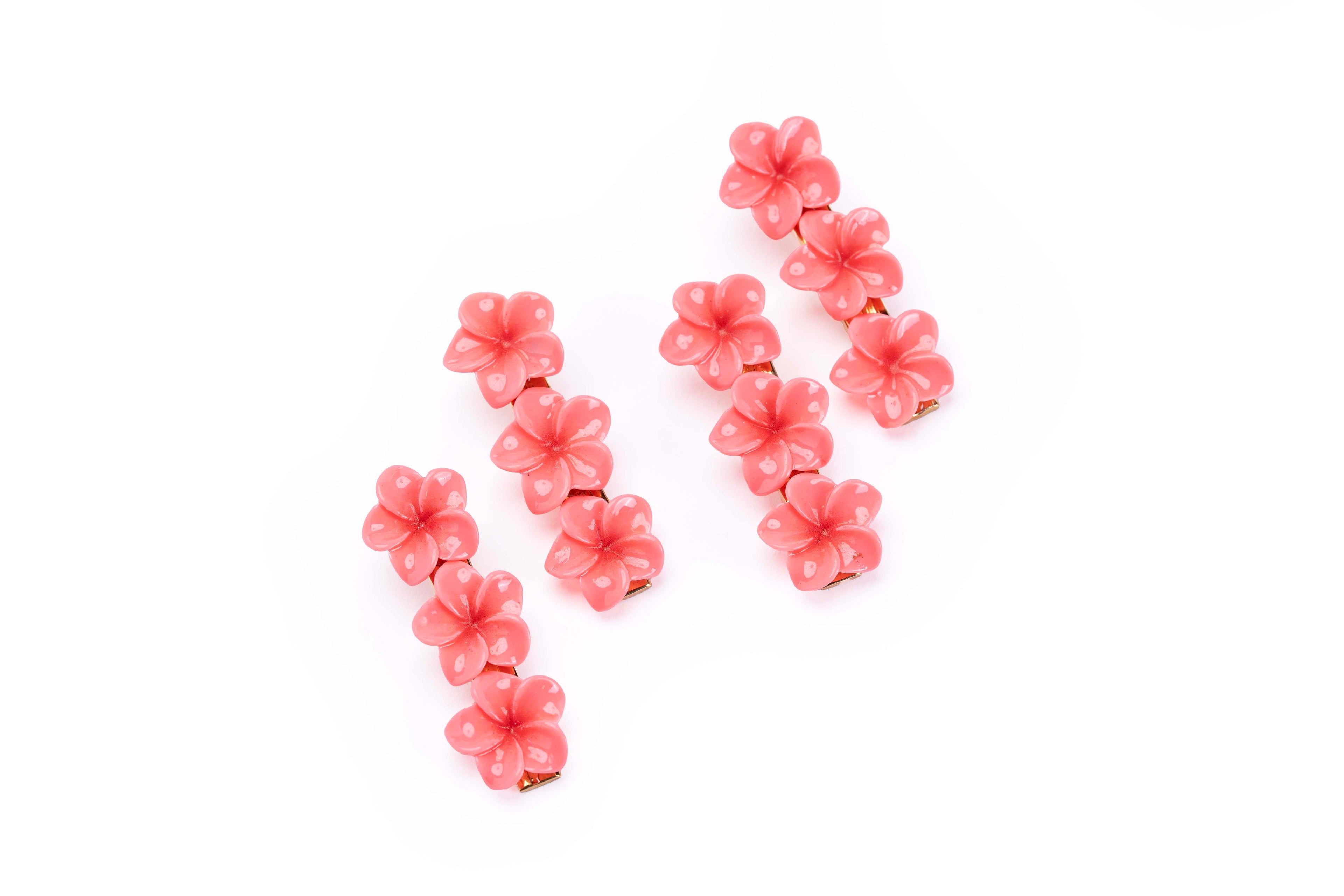 Floral Snap Clips