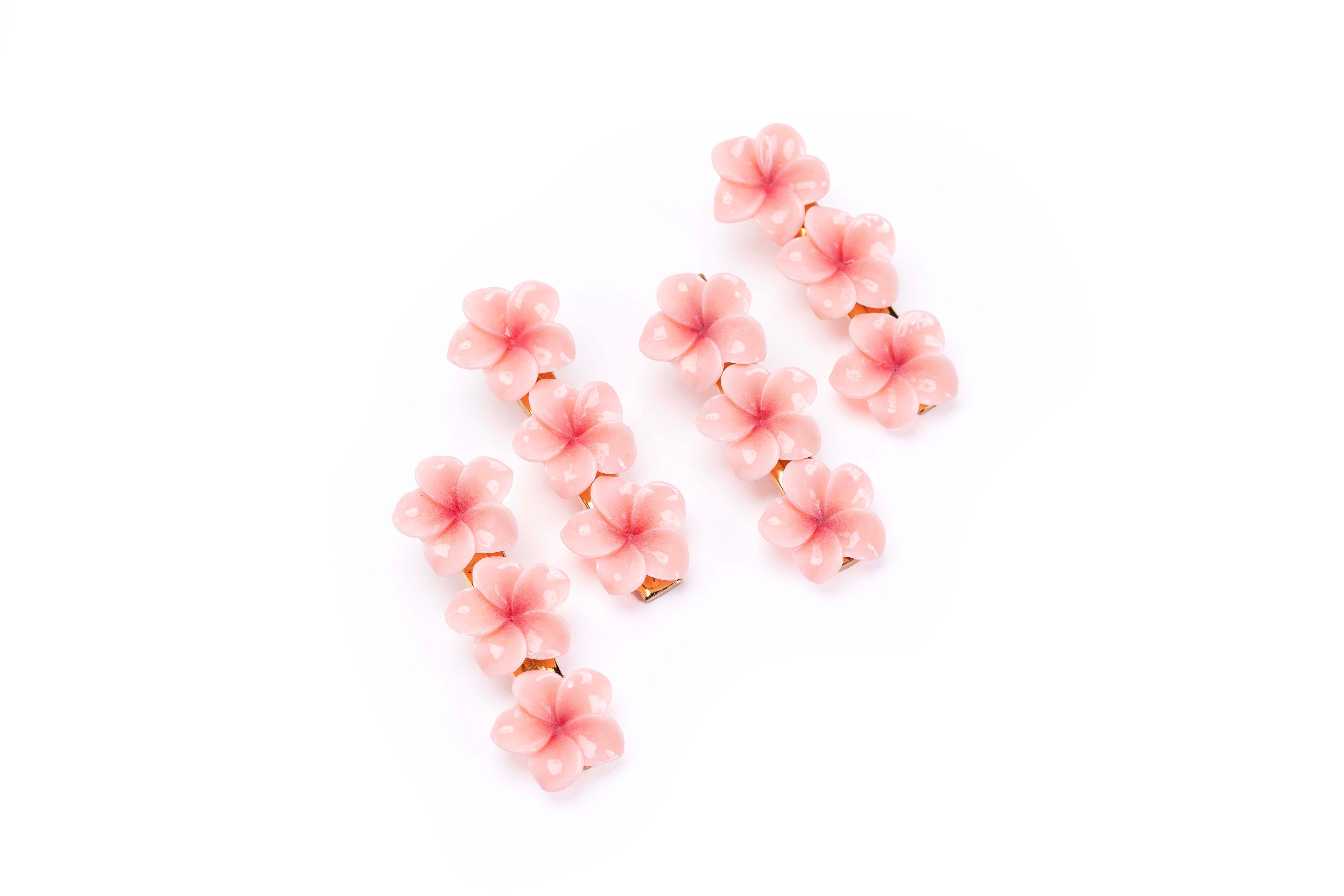 Floral Snap Clips