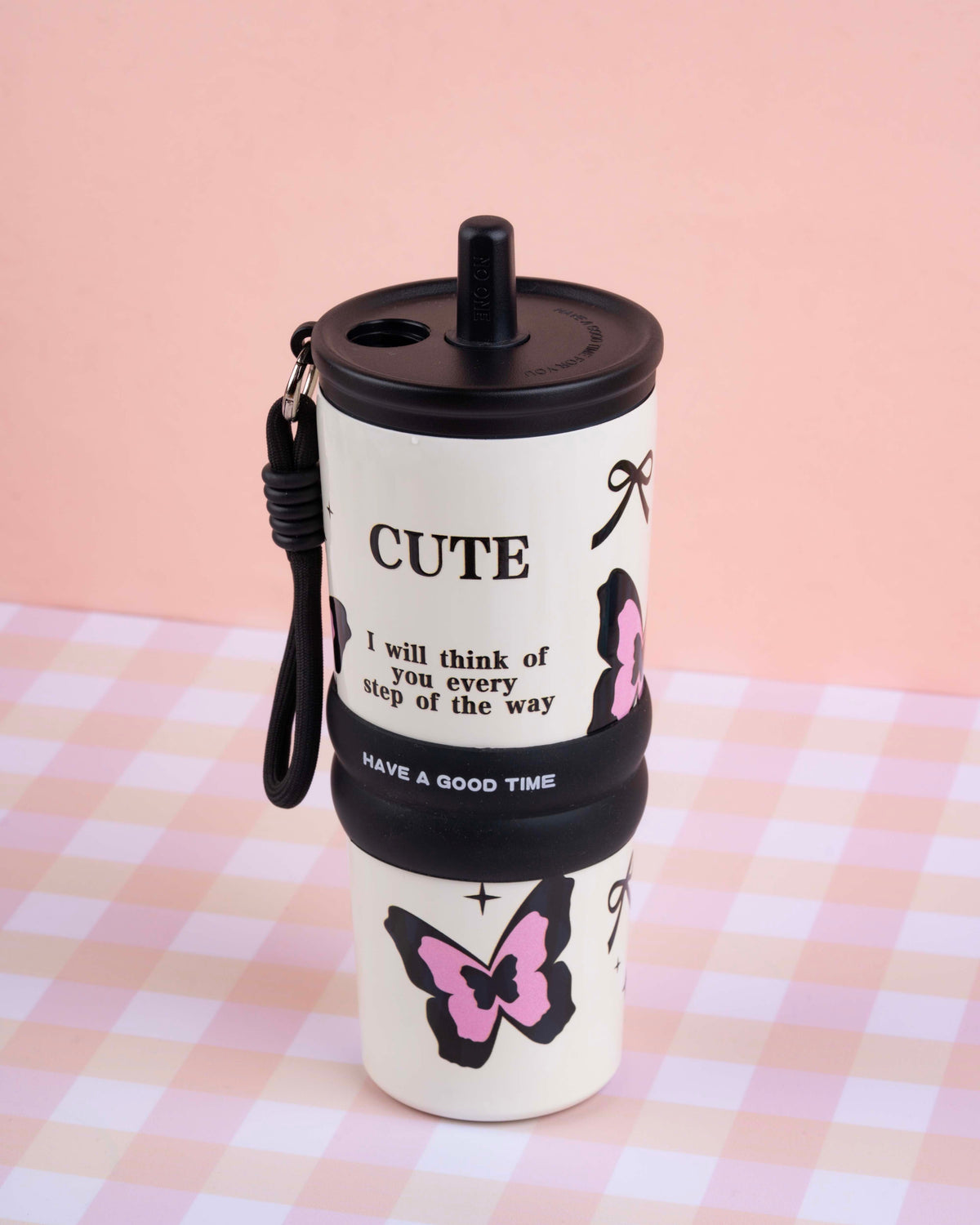 710 ML Stainless Steel Insulated Tumbler with Straw