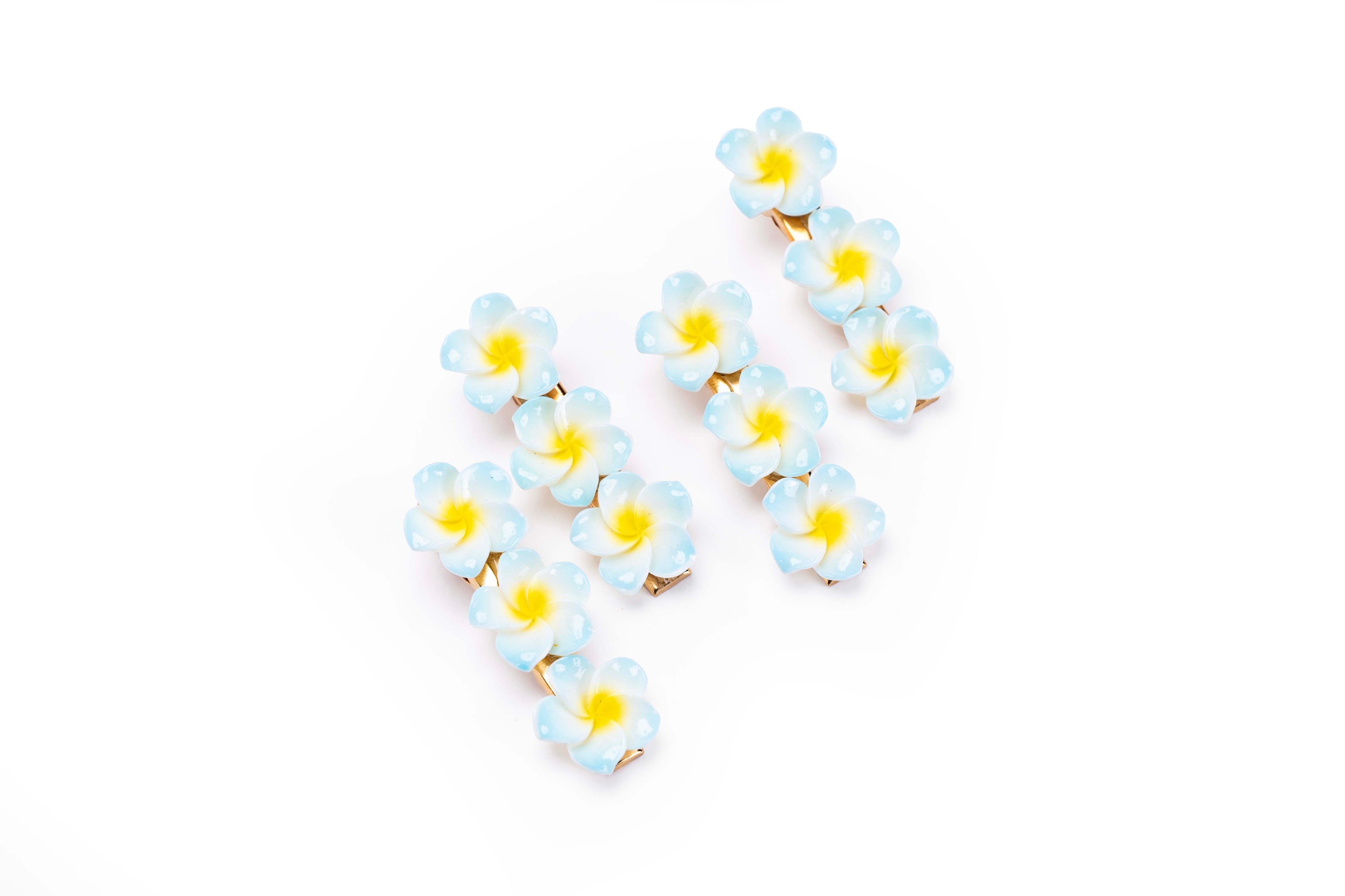 Floral Snap Clips