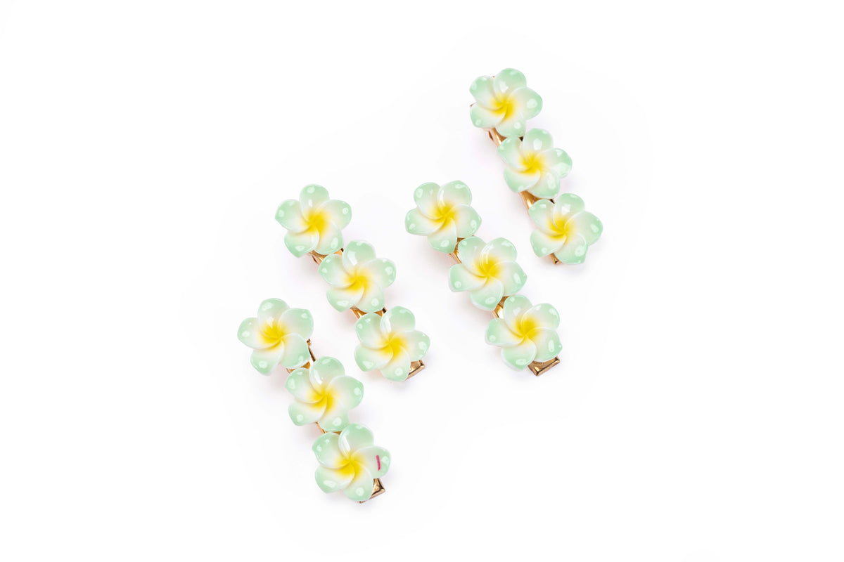 Floral Snap Clips