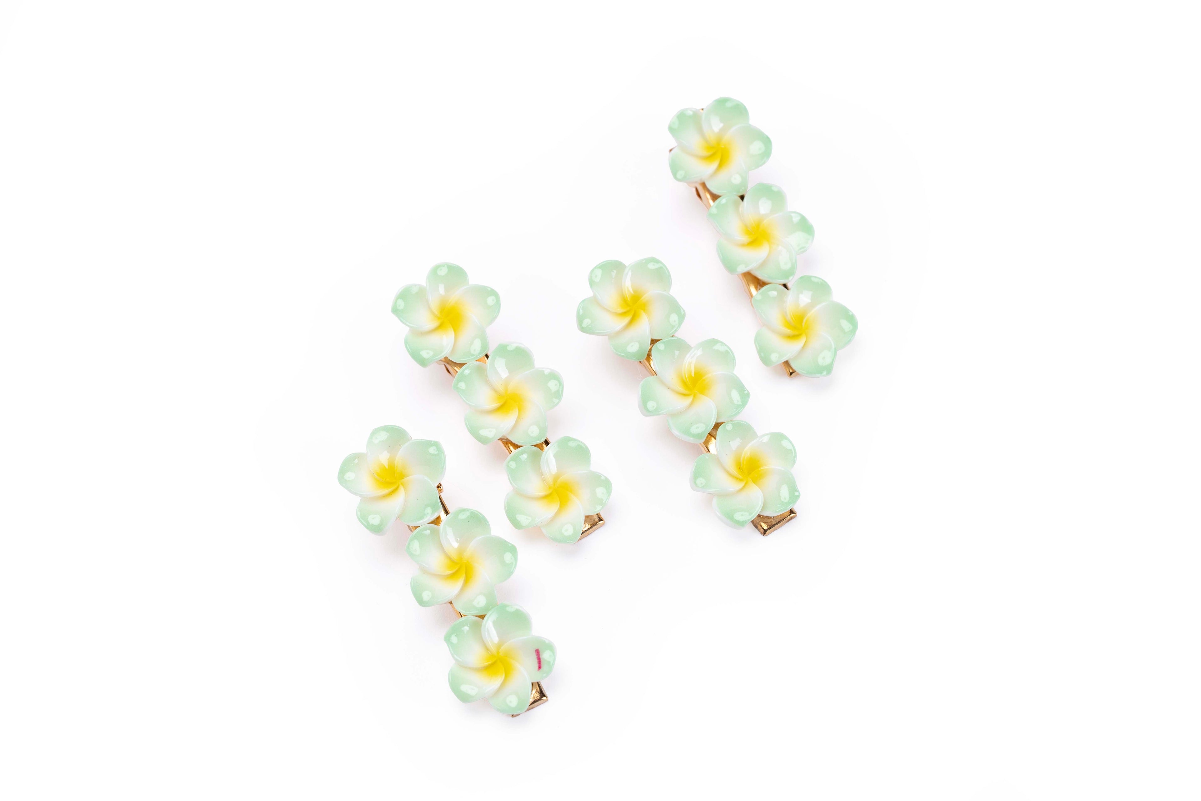 Floral Snap Clips