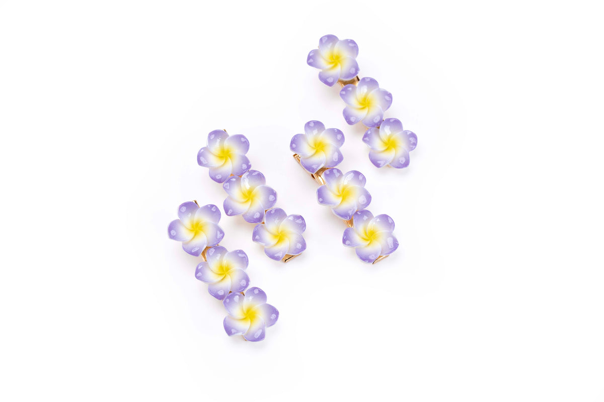 Floral Snap Clips