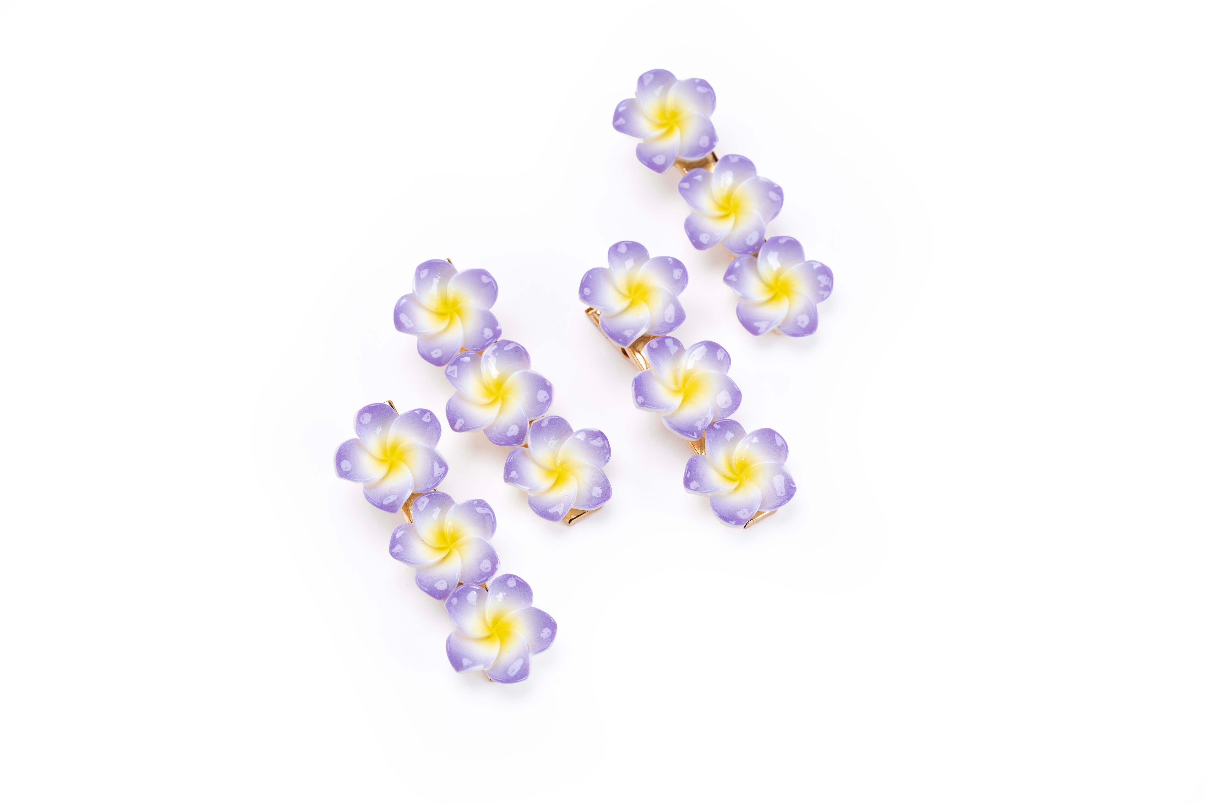 Floral Snap Clips