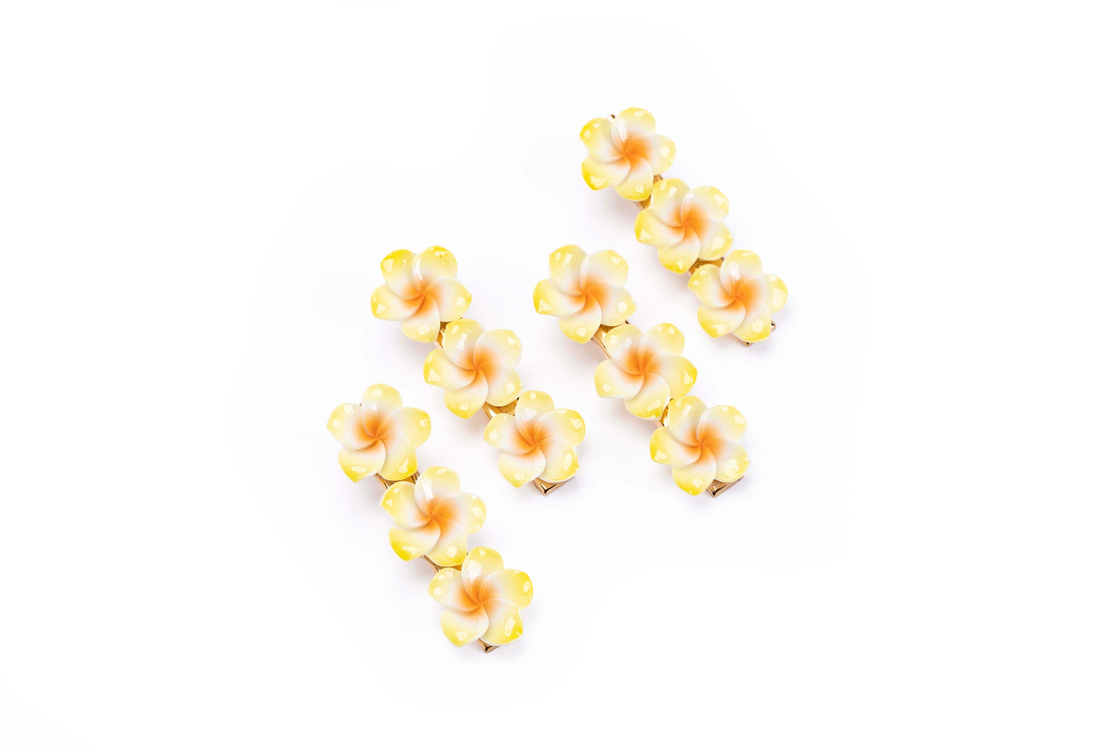 Floral Snap Clips