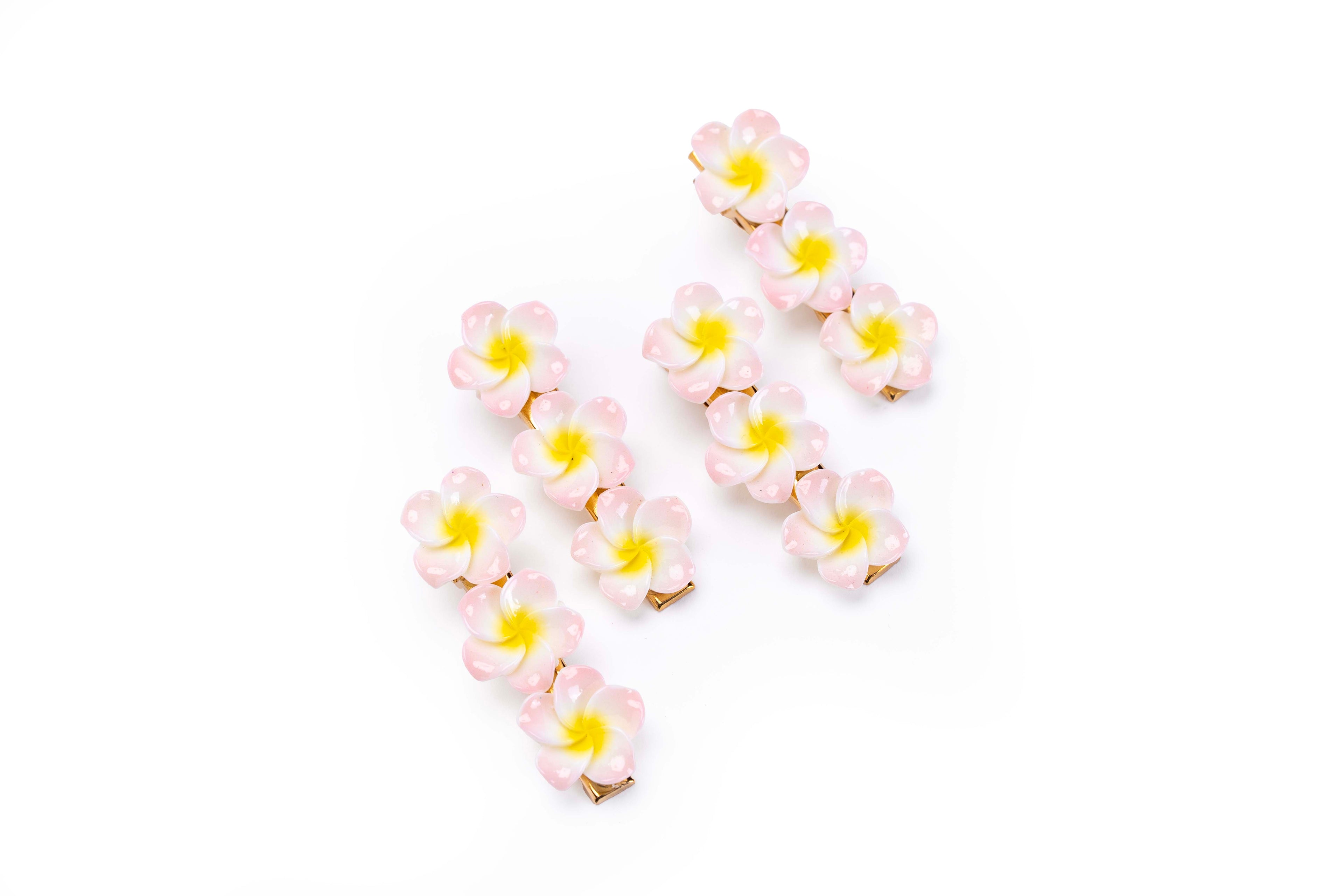 Floral Snap Clips