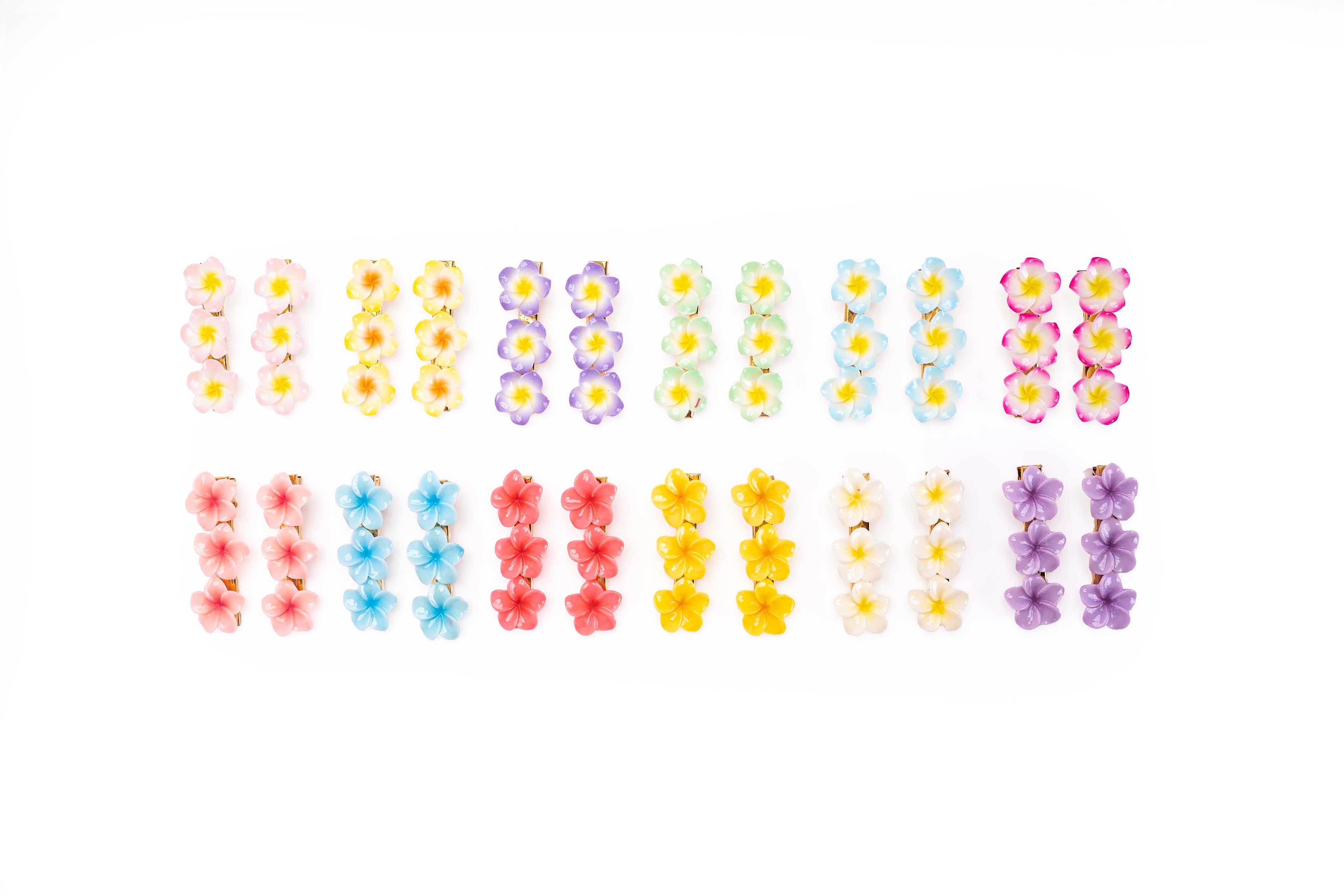 Floral Snap Clips
