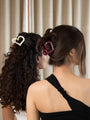 Polka Heart Claw - Medium