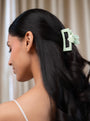 Studded Heart Frame Claw - Medium