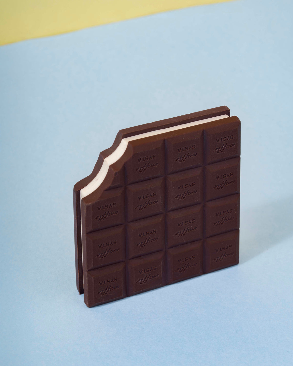 Large Chocolate Bar 3-Part Removable Eraser
