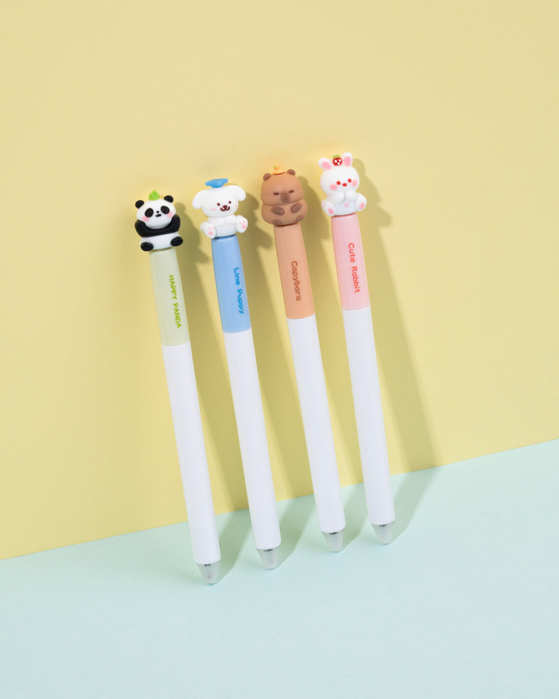 Cute Animal Character Gel Pen Set