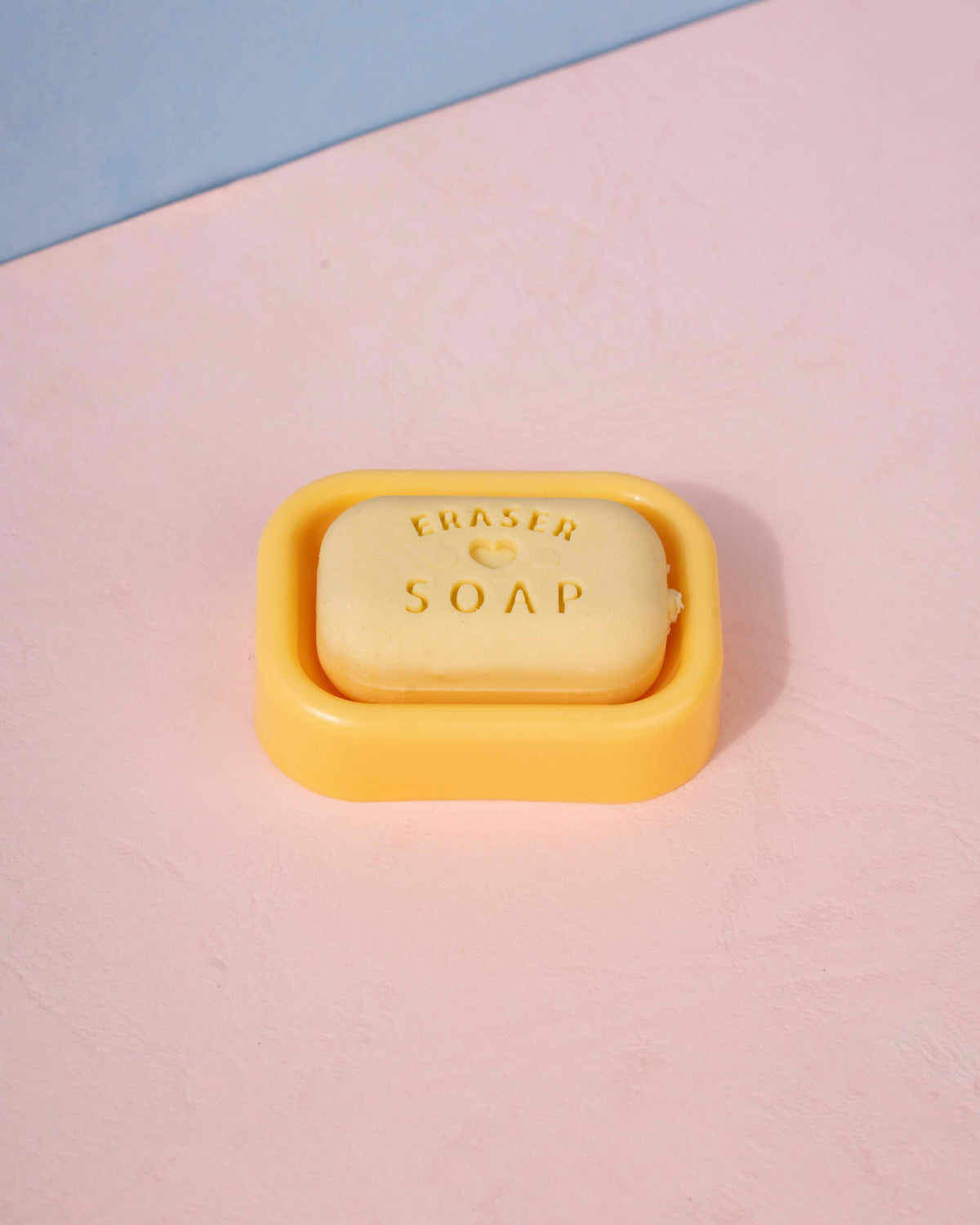 Cute Soap Shape Eraser with Mini Holder – Removable Eraser & Keeping Case
