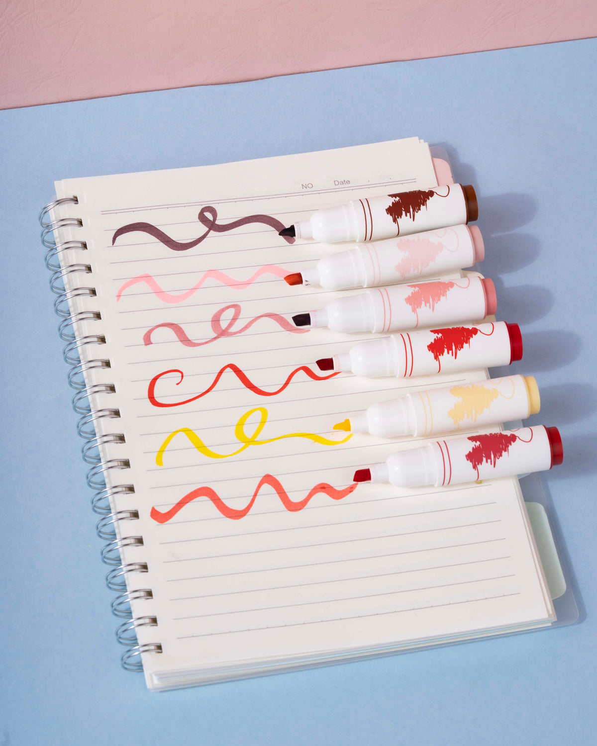 Heart Design Pastel Highlighter Set of 6