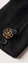 Black Floral Bloom