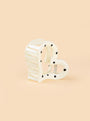 Polka Heart Claw - Medium