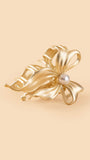 Metal Pearl Bow - Medium