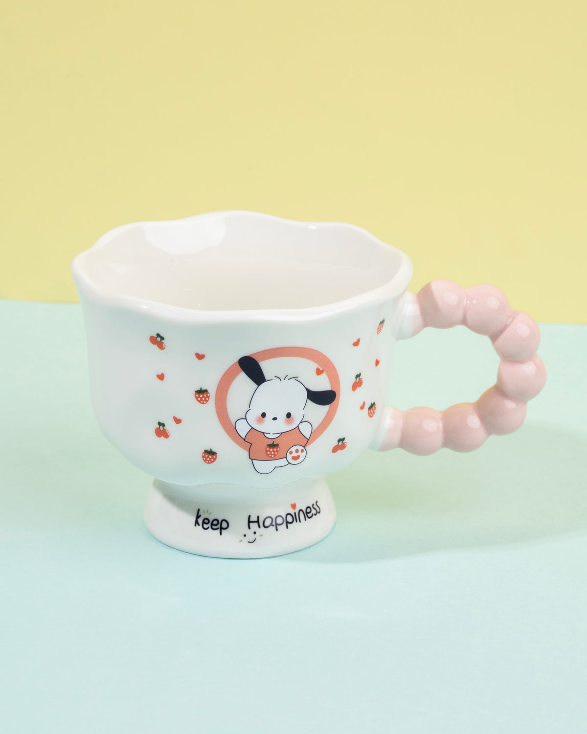 Ceramic Printed Mug with Spoon