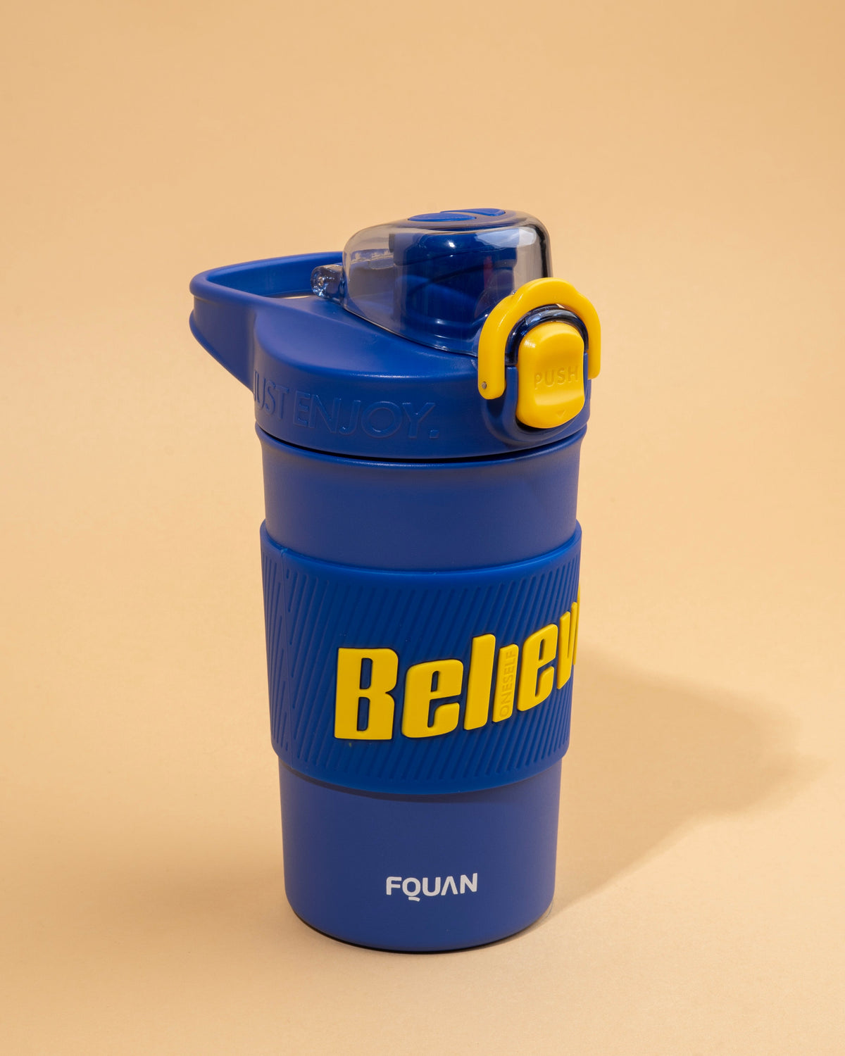 Stainless Steel Insulated Sipper Bottle with Silicone Sleeve & Handle – 480 ML