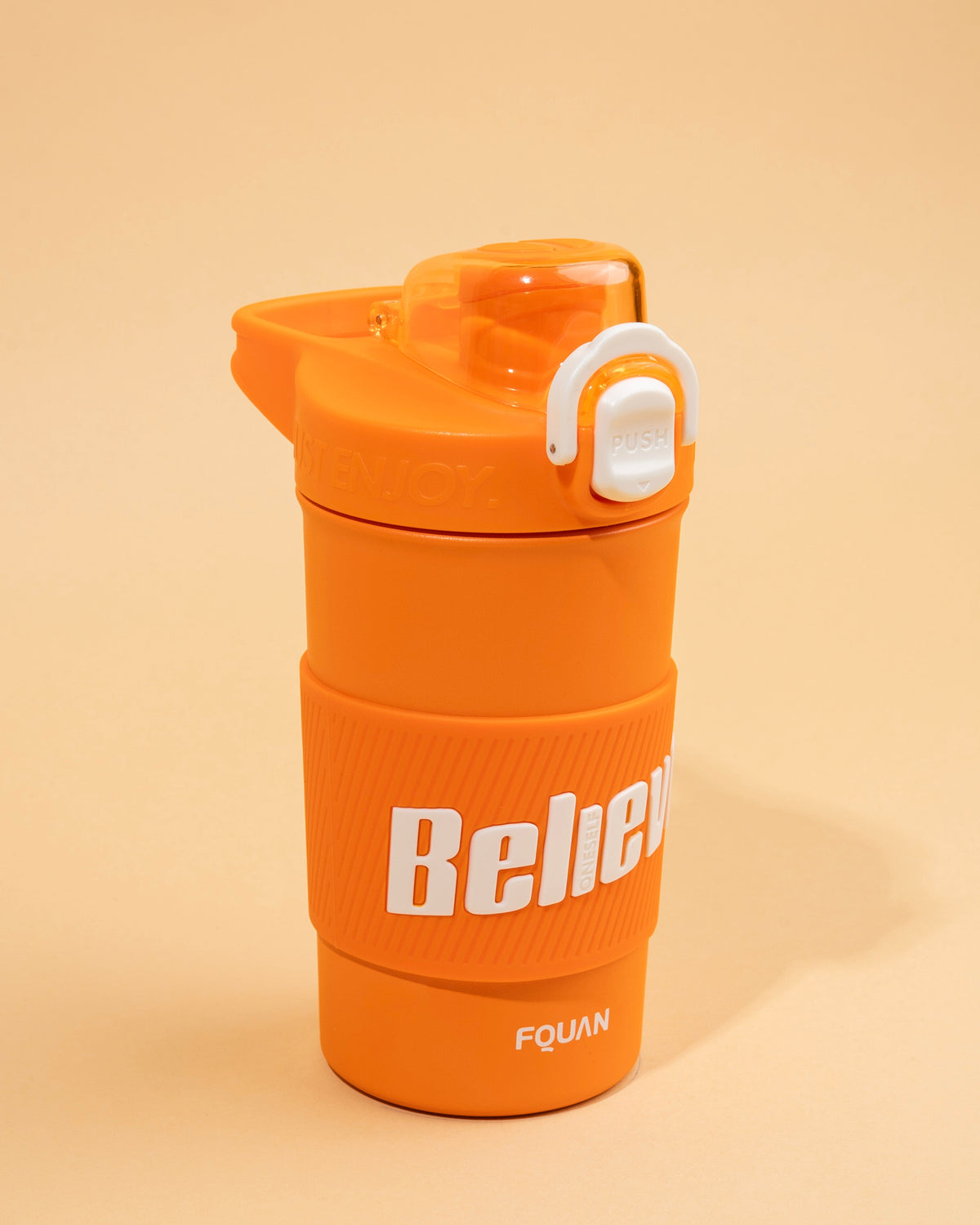 Stainless Steel Insulated Sipper Bottle with Silicone Sleeve & Handle – 480 ML