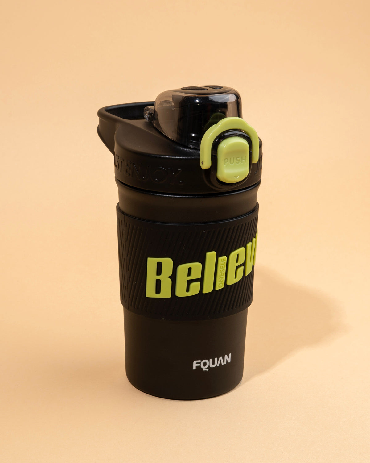 Stainless Steel Insulated Sipper Bottle with Silicone Sleeve & Handle – 480 ML