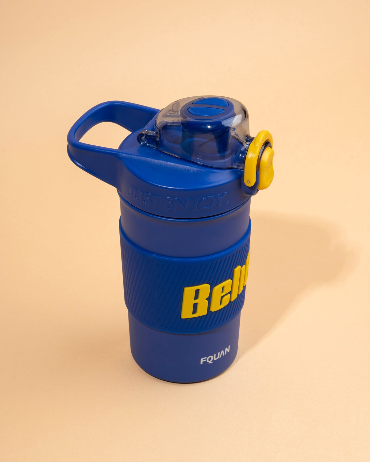 Stainless Steel Insulated Sipper Bottle with Silicone Sleeve & Handle – 480 ML