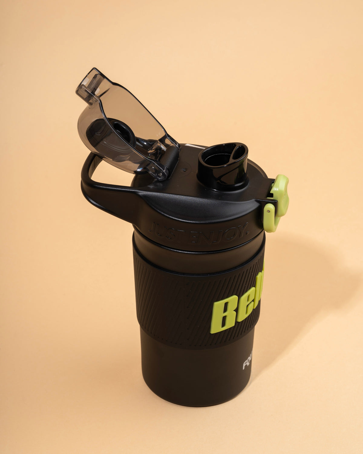 Stainless Steel Insulated Sipper Bottle with Silicone Sleeve & Handle – 480 ML