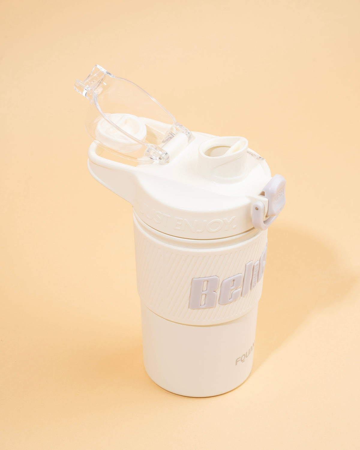 Stainless Steel Insulated Sipper Bottle with Silicone Sleeve & Handle – 480 ML