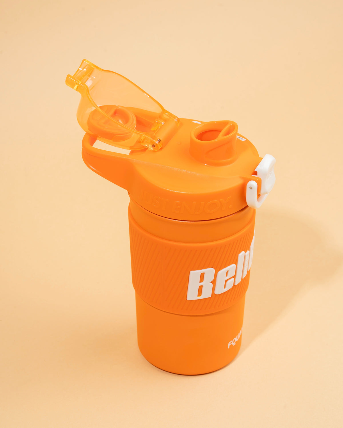Stainless Steel Insulated Sipper Bottle with Silicone Sleeve & Handle – 480 ML