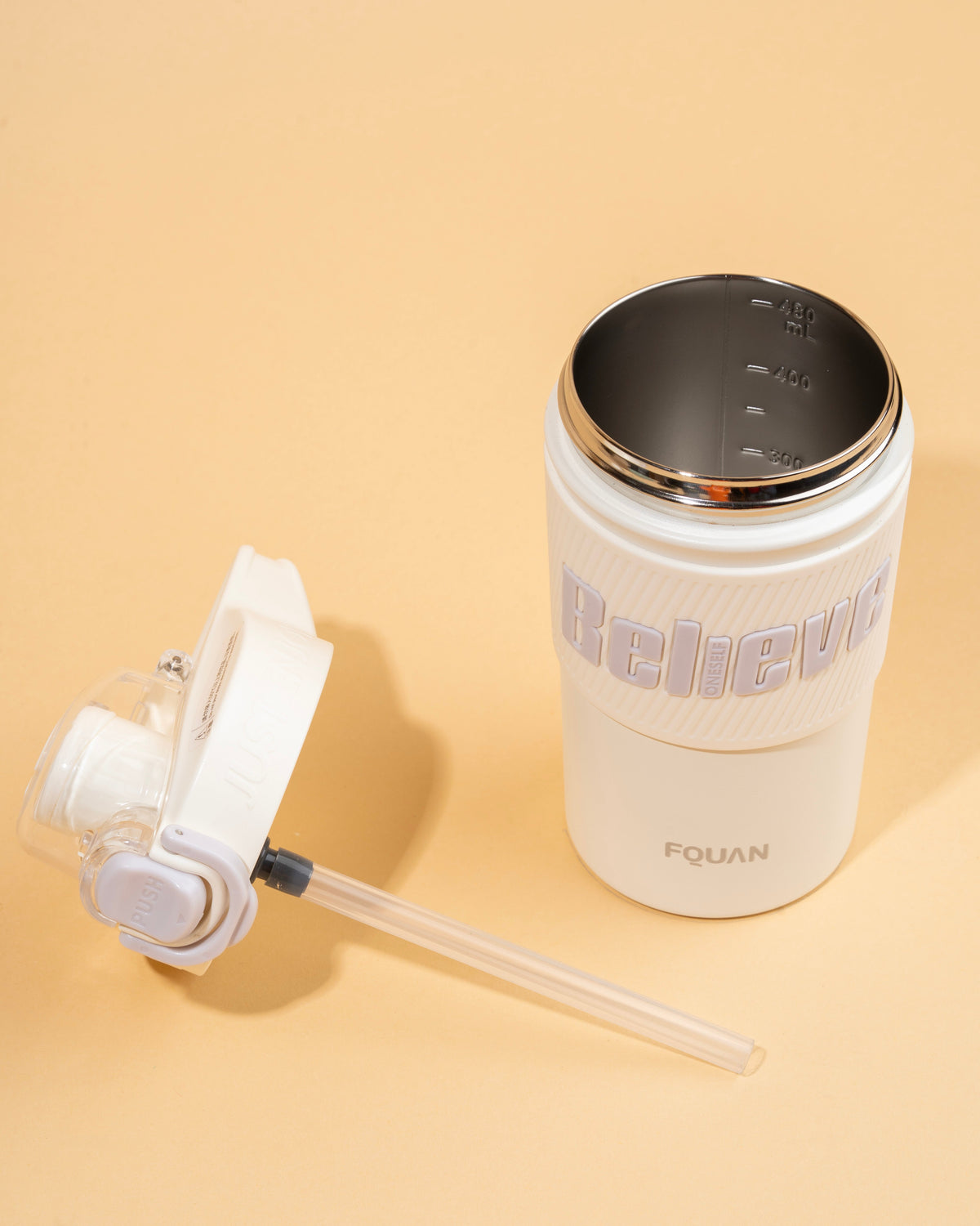Stainless Steel Insulated Sipper Bottle with Silicone Sleeve & Handle – 480 ML