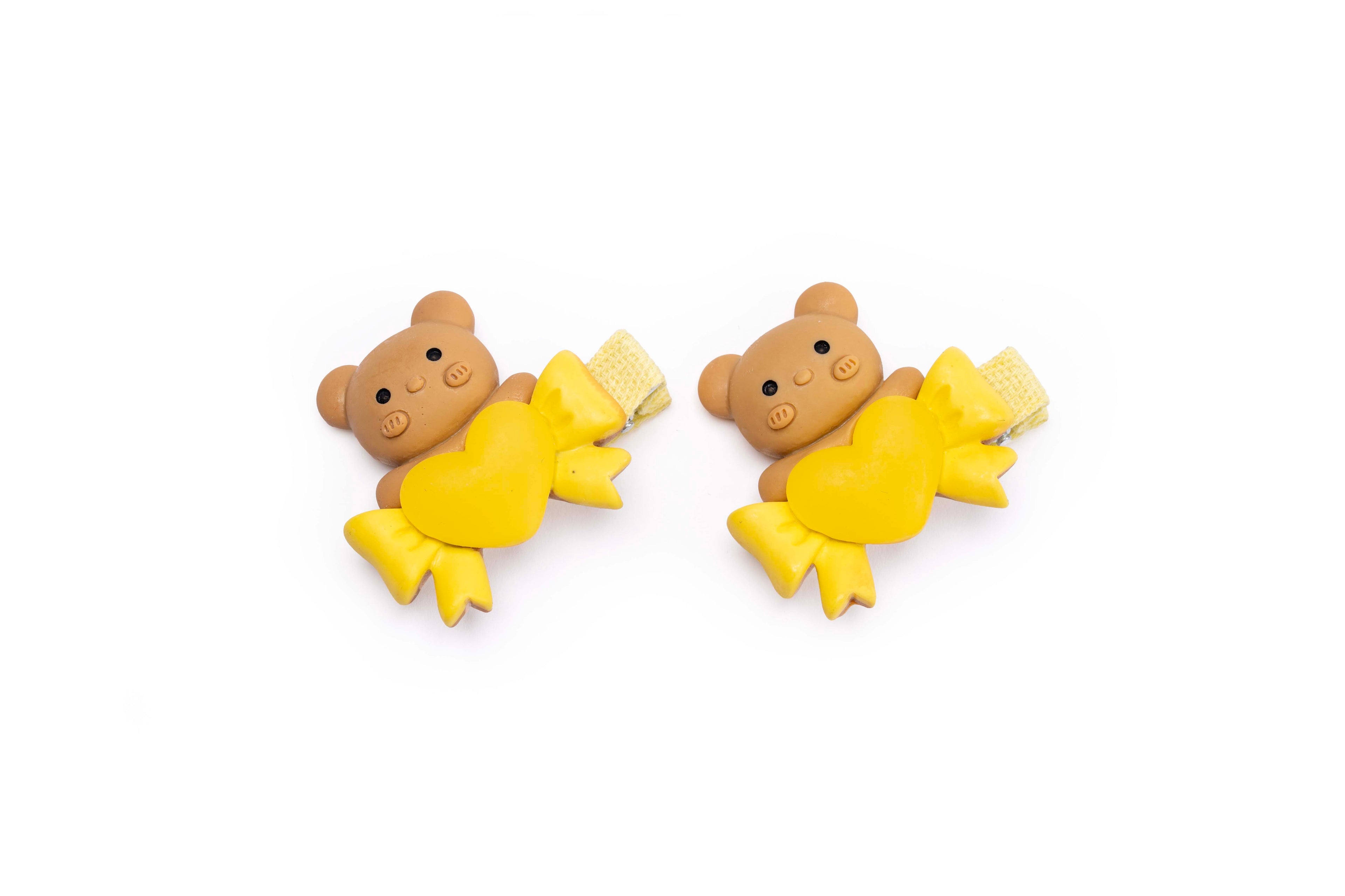 Teddy Heart Clip