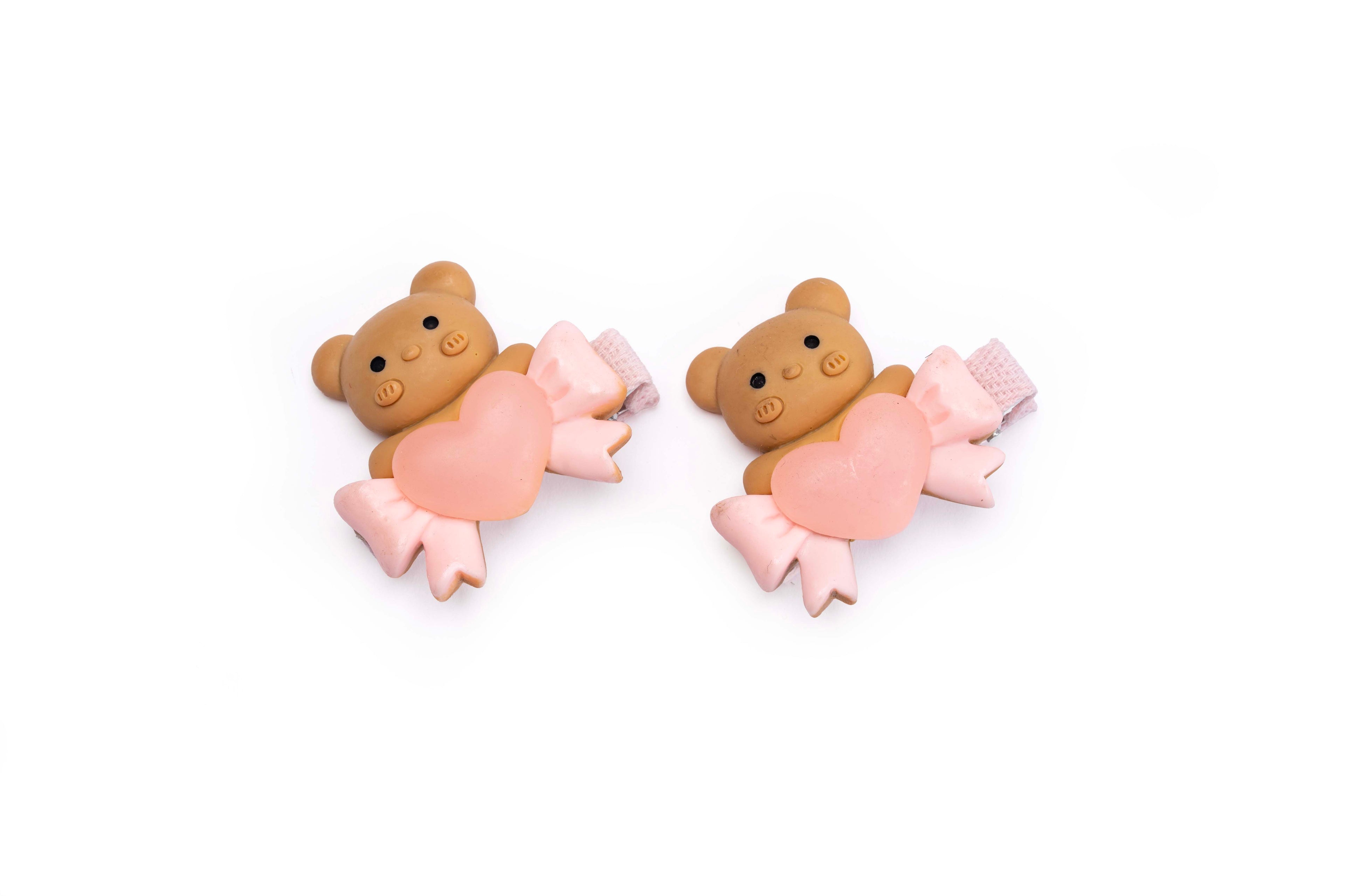 Teddy Heart Clip