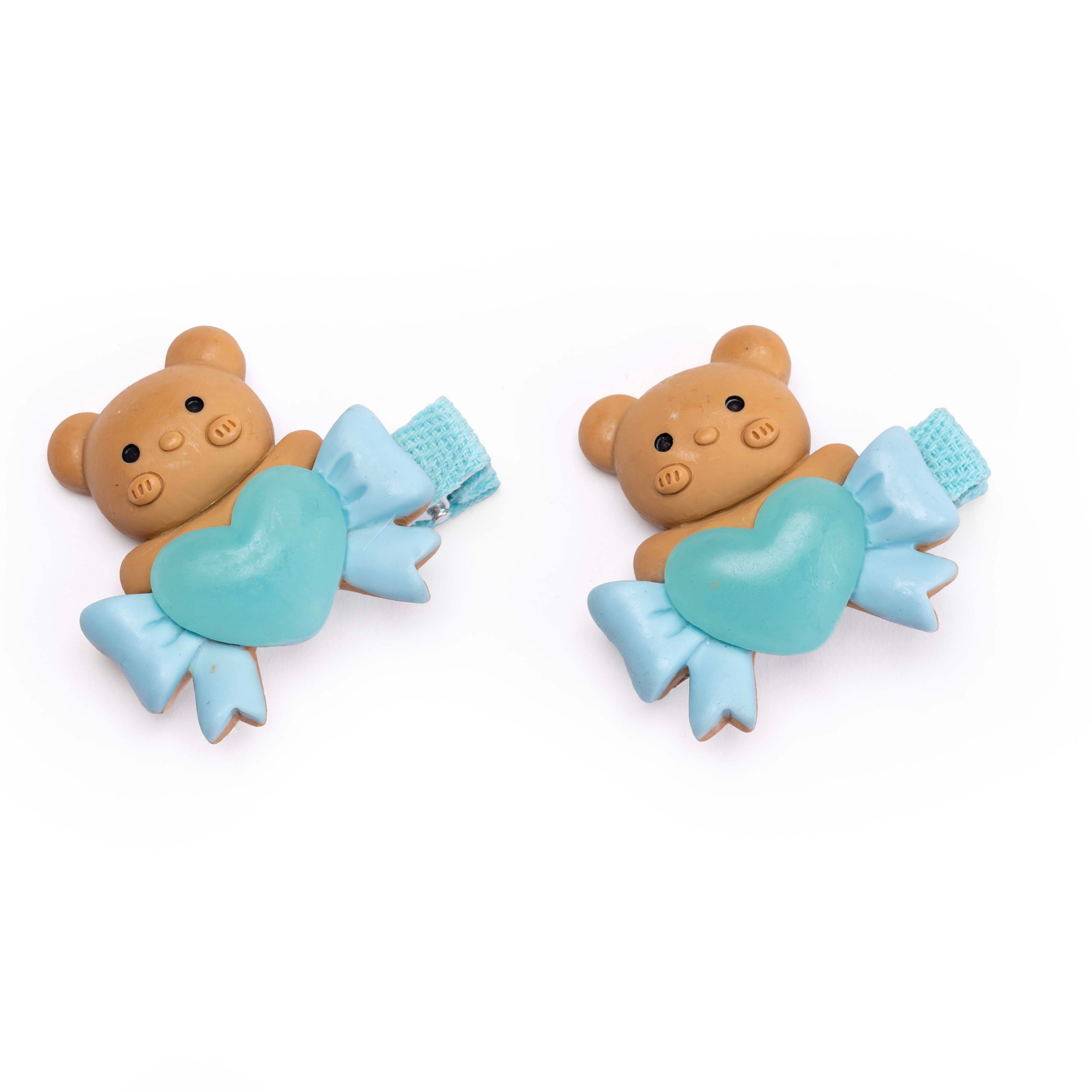 Teddy Heart Clip