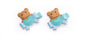 Teddy Heart Clip